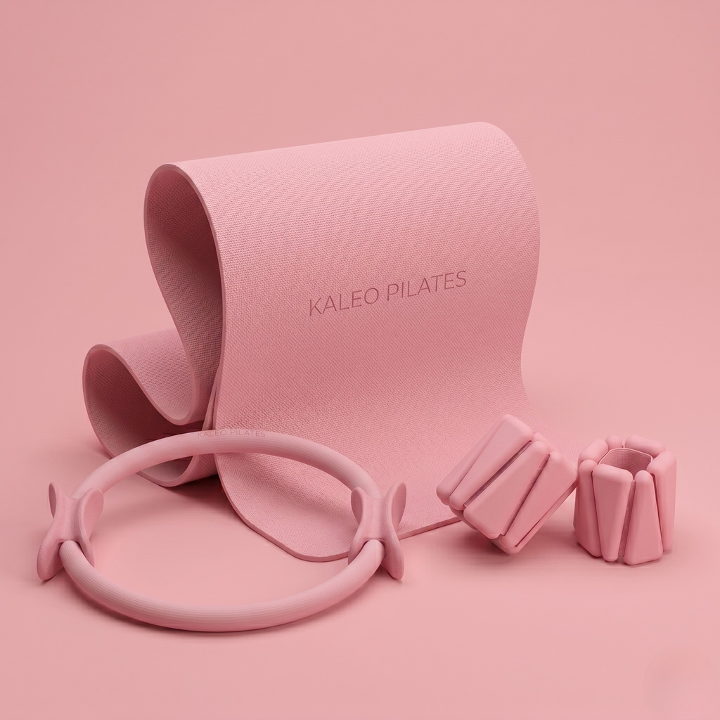 Premium Pilates Kit – Mat, Circle & Weighted Bracelets