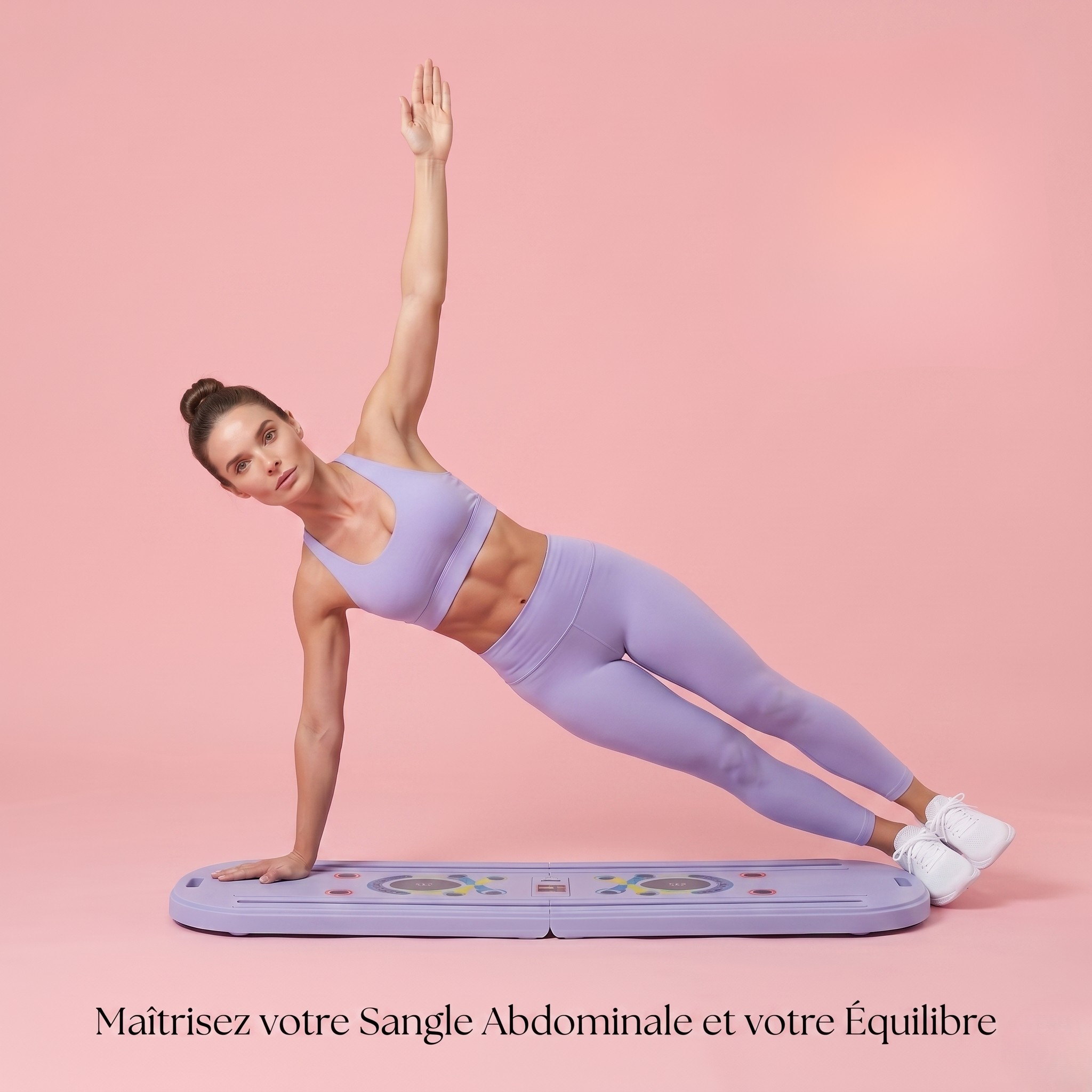 Reformer de Pilates Portable PRO – Barre + Planche & Résistance