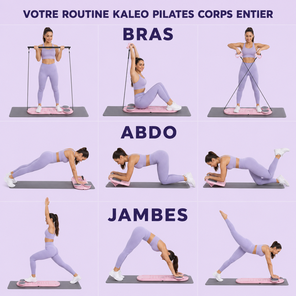 PRO Portable Pilates Reformer – Bar + Board & Resistance